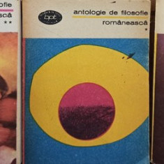 Antologie de filosofie romaneasca, 3 vol. (1986)