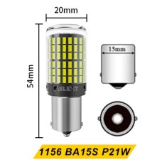 Set 2 Becuri LED Pro Canbus compatibile P21W Alb