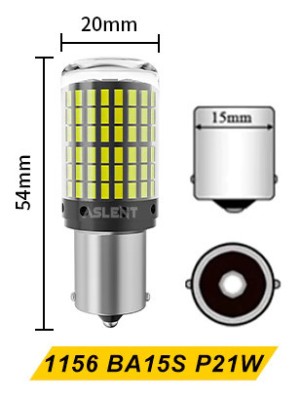 Set 2 Becuri LED Pro Canbus compatibile P21W Alb foto