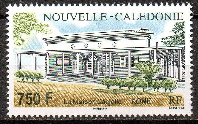 NOUA CALEDONIE 2014, Arhitectura, serie neuzată, MNH