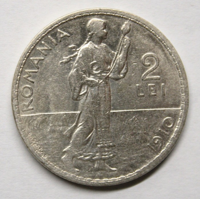 2 LEI 1910 . DETALII FRUMOASE .