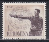 Romania 1955, Lp 393 - Campionatele Europene de Tir, MNH