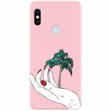 Husa silicon pentru Xiaomi Remdi Note 5 Pro, Palm Tree