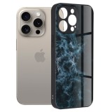 Husa iPhone 15 Pro Max Techsuit Glaze, Blue Nebula