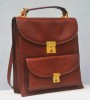Geanta Barbati Piele Umar Borseta Second Hand 24x25cm Curea Ajustabila Genti Piele Barbati