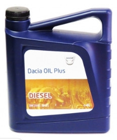 ULEI MOTOR SEMI SINTETIC DACIA OIL PLUS DIESEL API CF 10W40 4L foto