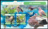 Timbre Burkina Faso 2022, Fauna Africana, Porumbei/Colita, Straine Dupa 1950