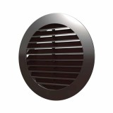 Grila ventilatie rotunda &Oslash;100mm, exterior &Oslash;130mm, plastic, Maro, Ecovent