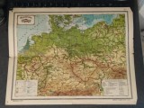 Hartă Germania, circa 1930, Institutul Cartografic Unirea, Brașov, 181