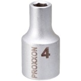 Proxxon 23710 - Capat cheie tubulara cu profil hexagonal interior 6 laturi 4 mm 1/4 inch
