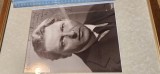 George ENESCU - fotografie de epoca , de mari dimensiuni , cu ampla dedicatie OLOGRAFA a maestrului , an 1937