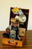Polaroid Land Camera, camera foto vintage, aparat fotografic, aparat colectie