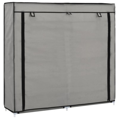 Pantofar cu husă, gri, 115x28x110 cm, material textil foto