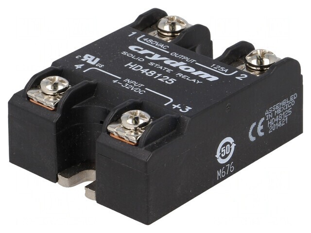 Releu Semiconductor 125A 1-Fazat 4-32VDC 48-530VAC
