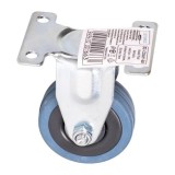 Roata fixa Detoolz din cauciuc si PP, 75x21 mm, pentru carucioare