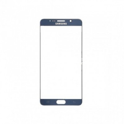 Carcasa (Sticla) Geam Samsung N920 Galaxy Note 5 Blue Orig China foto