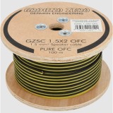 GZSC 1.5X2 OFC Rola cablu 100m Ground Zero pentru difuzoare, 2A 1.5mm &sup2;