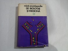 MICA ENCICLOPEDIE DE BIOLOGIE SI MEDICINA - CONCEPTE, CONCEPTII, CONTROVERSE - IULIAN NICULESCU, DR. GH. M. TANE foto