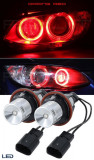 Set 2 Becuri Led Marker Angel Eyes Bmw E39 E60 E61 E39 E63 E64 E65 E66 E83 X5, Rosu KRU166, General