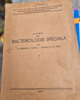 Curs de Bacteriologie speciala. parte II - N. Stamatin foto