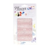 Cumpara ieftin Abtibild decor unghii, Flower B06, roz-curcubeu