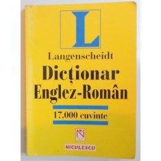 DICTIONAR ENGLEZ - ROMAN , 17.000 CUVINTE , 2000