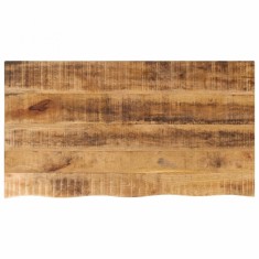 vidaXL Blat de masă margine naturală, 120x60x2,5 cm, lemn masiv mango 370360