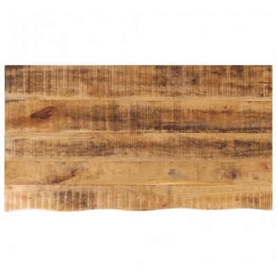 vidaXL Blat de masă margine naturală, 120x60x2,5 cm, lemn masiv mango 370360 foto