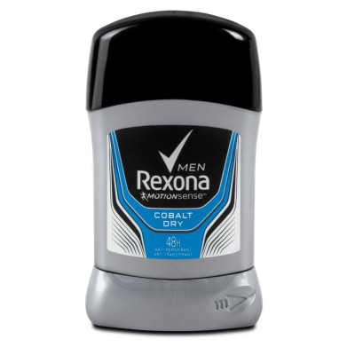 Deodorant Stick REXONA Cobalt Dry, 50 ml, Pentru Barbati, Protectie 48h, Deodorant Solid, Deodorante Solide, Deodorant Solid Barbatii, Deodorant Stick foto