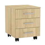 Cumpara ieftin Comoda cu roti Luke sonoma 40x48.5x53.5cm