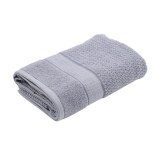 Prosop baie Caressa, bumbac, gri, 70 x 130 cm, 600 g/mp