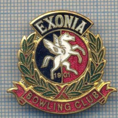 AX 298 INSIGNA BOWLING-EXONIA -BOWLING CLUB-1901-MAREA BRITANIE