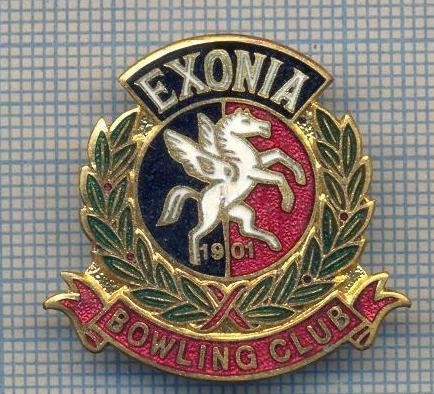 AX 298 INSIGNA BOWLING-EXONIA -BOWLING CLUB-1901-MAREA BRITANIE