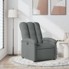 VidaXL Fotoliu rabatabil gri &icirc;nchis, material textil 3205381
