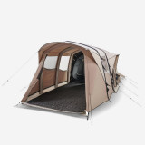 Cort structură gonflabilă camping AirSeconds 6.3 Polibumbac 6 Persoane 3 Camere, Quechua