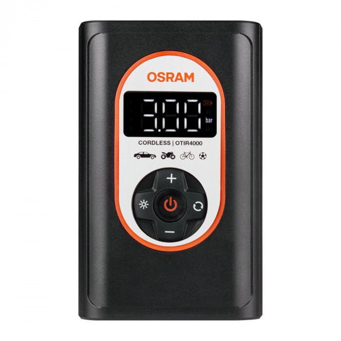 Compresor Digital Auto Osram TYREinflate 4000, 12V