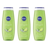 Set 3x Gel de dus NIVEA Lemongrass and Oil, 500 ml