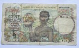 491. Bancnota Africa Occidentala 100 francs 1950