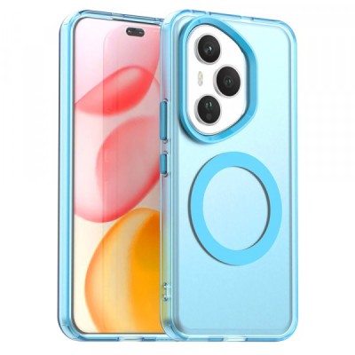Husa MagSafe pentru Honor 400 Pro, Techsuit, CandyCase, Albastra foto