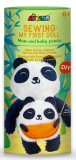 Cumpara ieftin Set de cusut Prima Mea Papusa, Mama si puiul Panda, Avenir