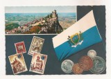 FA105 -Carte Postala- SAN MARINO - Ed. La Souvenir - Scalette, circulata