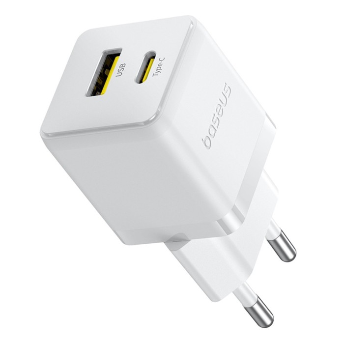 Incarcator Fast Charge Type-C, 30W Baseus, alb, P1011160A213-00