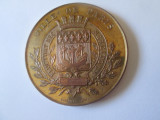 Cumpara ieftin Rara! Medalie bronz aurit Expozitia Internationala Bruxelles/Primaria Paris 1897, Europa