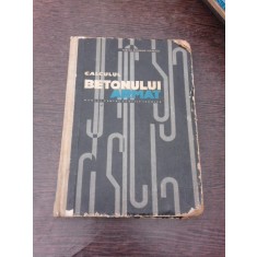 Calculul betonului armat, manual pentru scoli tehnice - Mircea Romulus Vulpescu