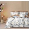 Lenjerie pat dublu,bumbac finet,6 piese,cearceaf normal 220x240cm, cearceaf pilota 200x220cm, 2 fete de perna 50x70, 2 fete de perna 70x70-A1173, Talo