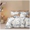 Lenjerie pat dublu,bumbac finet,6 piese,cearceaf normal 220x240cm, cearceaf pilota 200x220cm, 2 fete de perna 50x70, 2 fete de perna 70x70-A1173