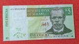 Malawi 5 Kwacha 2005 - Bancnota SUPERBA