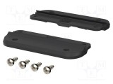 Set 2 m&acirc;nere negre pentru perete BOPLA