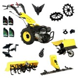 ProGARDEN Pachet Campo U16E Motocultor 14CP + BC120M Bara cosire + 3xPlug + FT90 Freza tractata + 2xRoti metalice RM47 + 2xCuple + 4L Ulei ProAdvanced