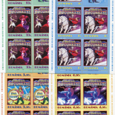 2017 , Lp 2168 b , Circul Globus , Minicoli de 5 timbre+1 vinieta - MNH